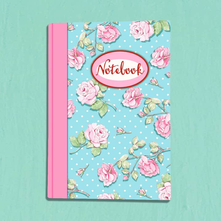 set de 6 cahiers Roses pour la vente par Siobhan at april rose