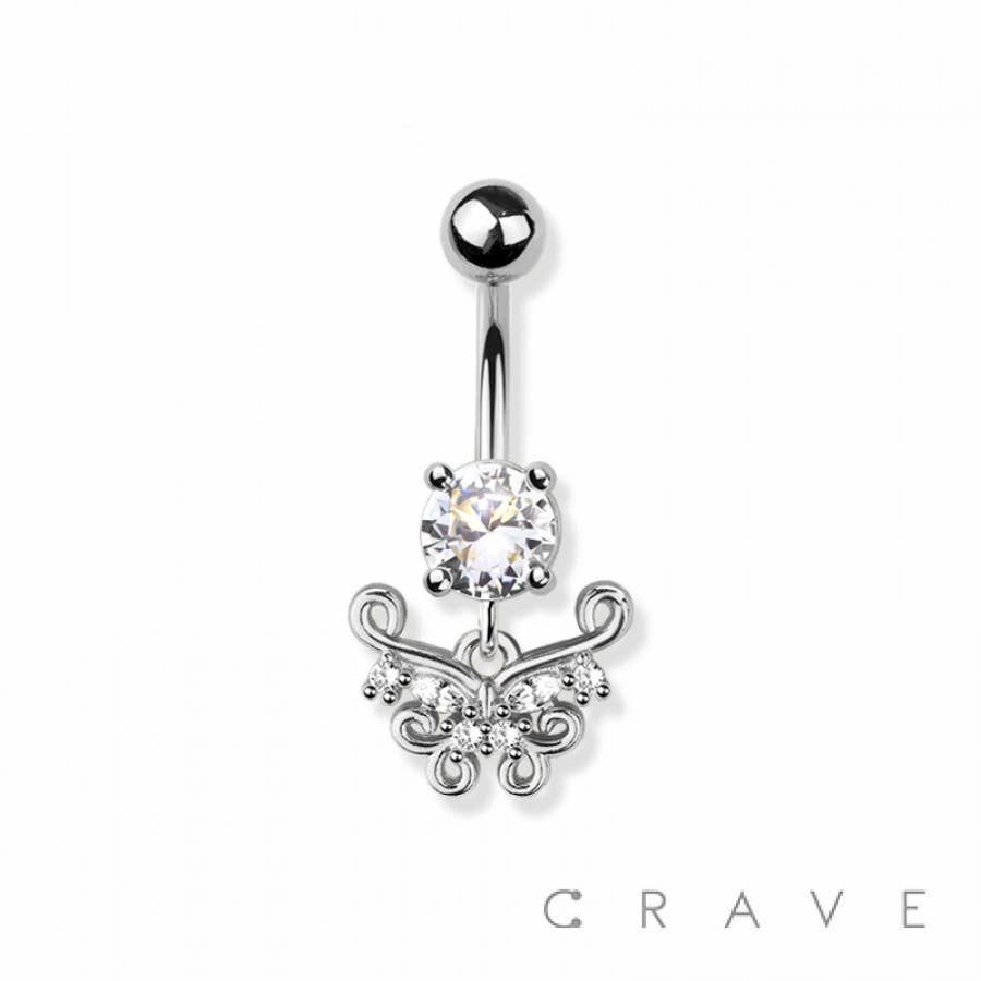 CRAVE - Wholesale Belly Ring - 316L SURGICAL STEEL NAVEL BELLY RING1