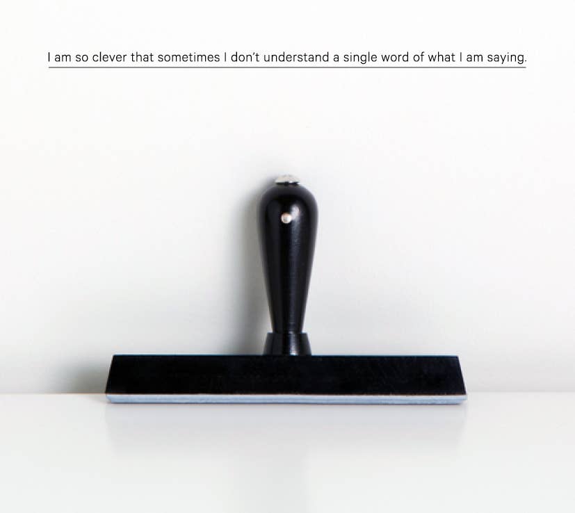 Wms&Co. - Wholesale Rubber/Decorative Stamp - Philosophical Quote Hand Stamp and Inkpad - Single Line22