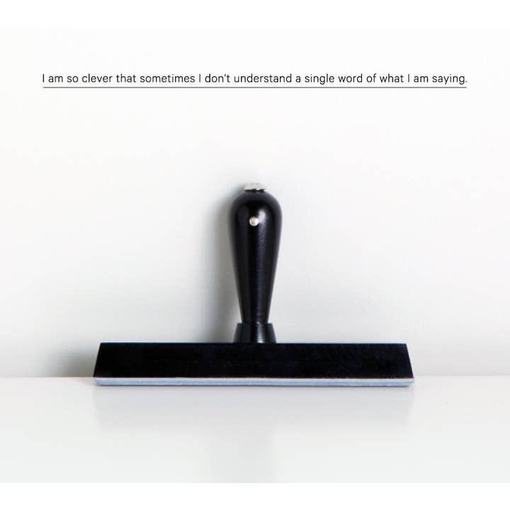 Wms&Co. - Wholesale Rubber/Decorative Stamp - Philosophical Quote Hand Stamp and Inkpad - Single Line22