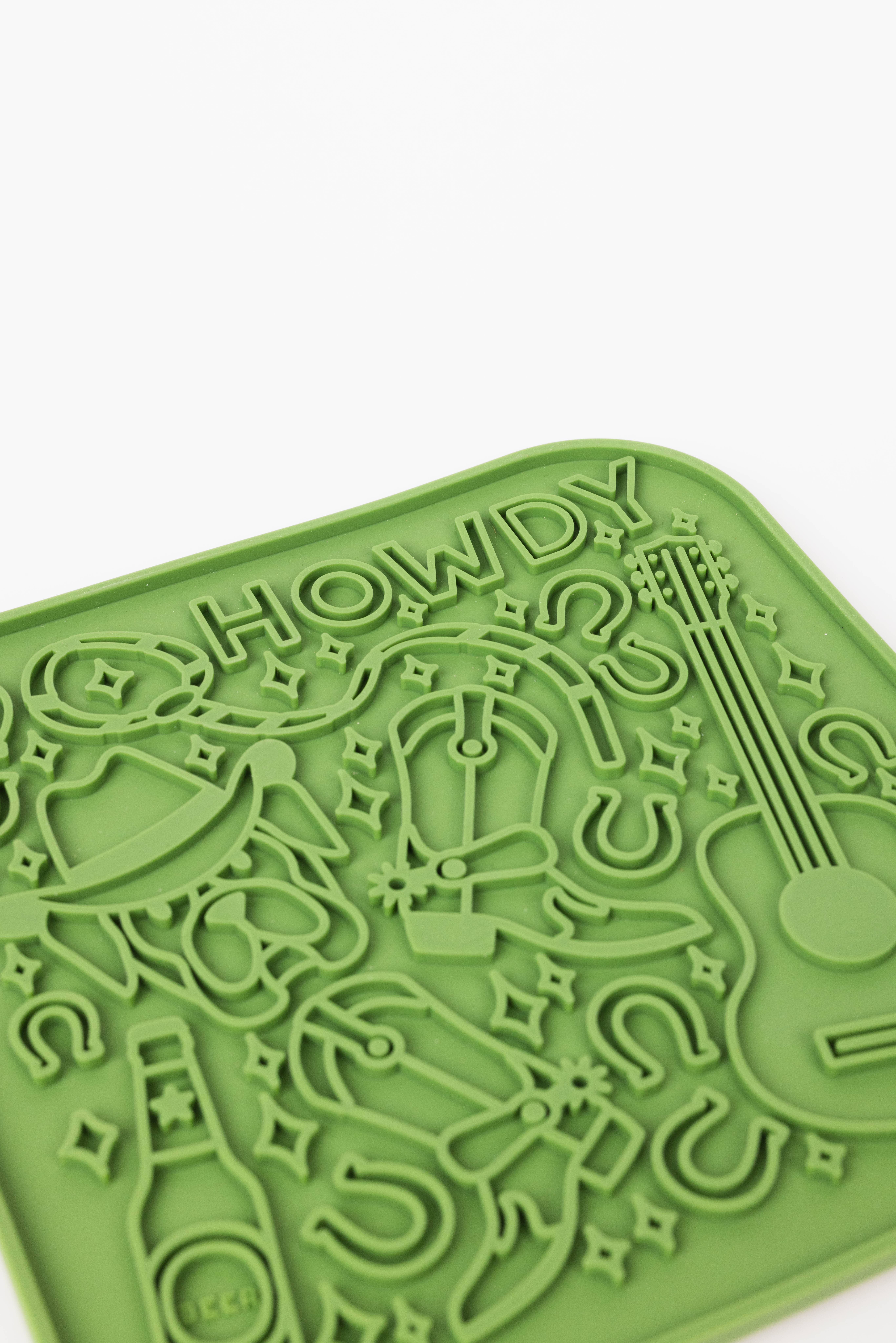 The Modern Dog Company - Wholesale Pet Food Mat - Dog - Howdy Lick Mat1