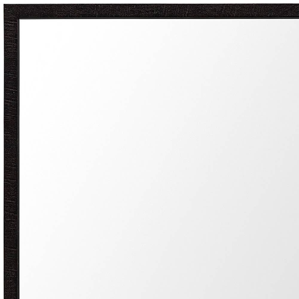 HomeRoots - Wholesale Vanity mirror - 32" Espresso Framed Bathroom Vanity Mirror3