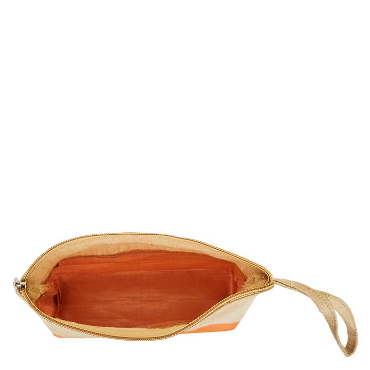 ecojutebags - Wholesale Make-up/cosmetic bag - Jute Zipper Pouches – Pack of 4 Travel Cosmetic Makeup Bags25