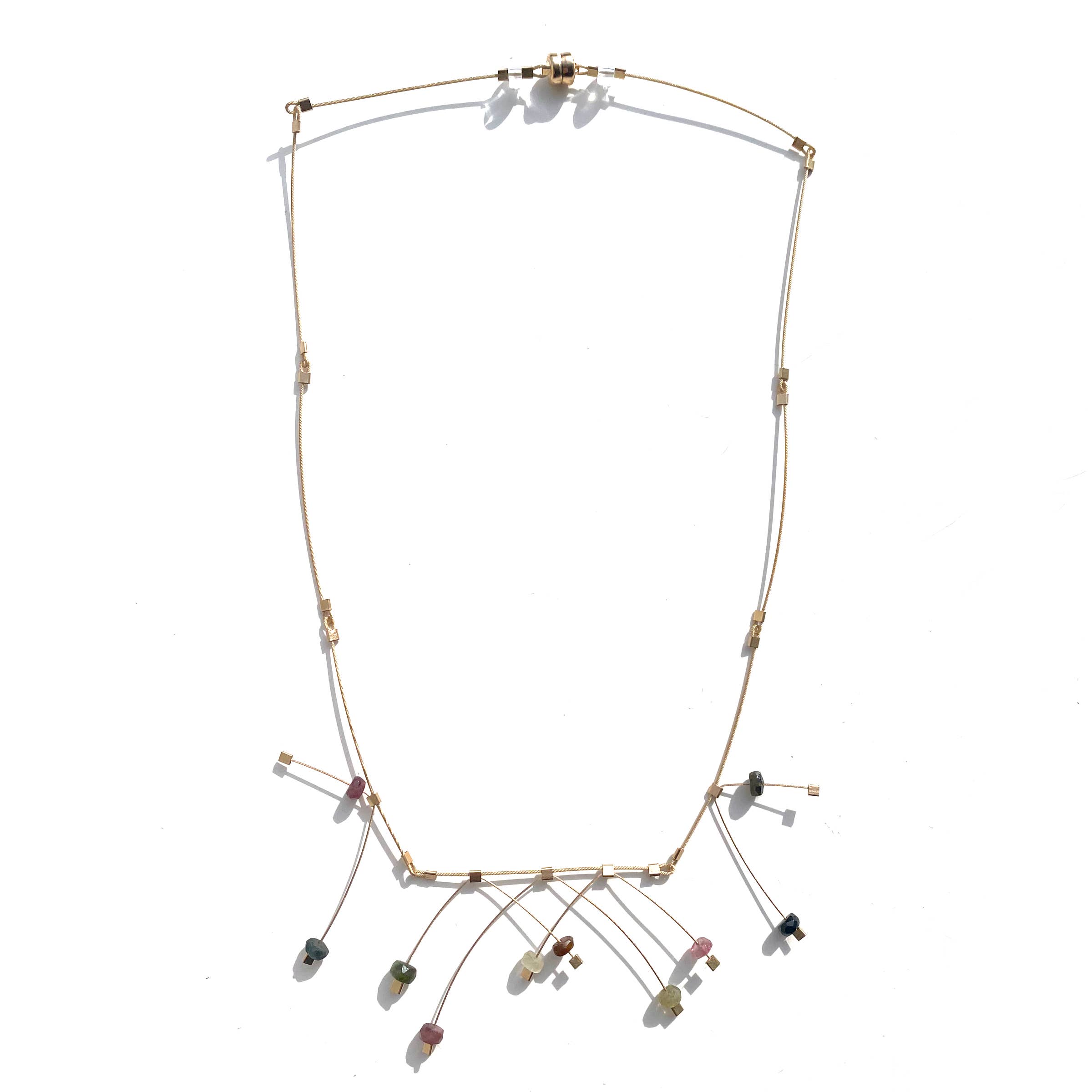 Meghan Patrice Riley – Colar de elos e correntes por atacado – Colar Redux Spring2