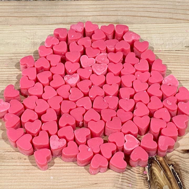 120 pc Mini Heart Wax Melts for wholesale by Me Soy Happy Candle Co & More