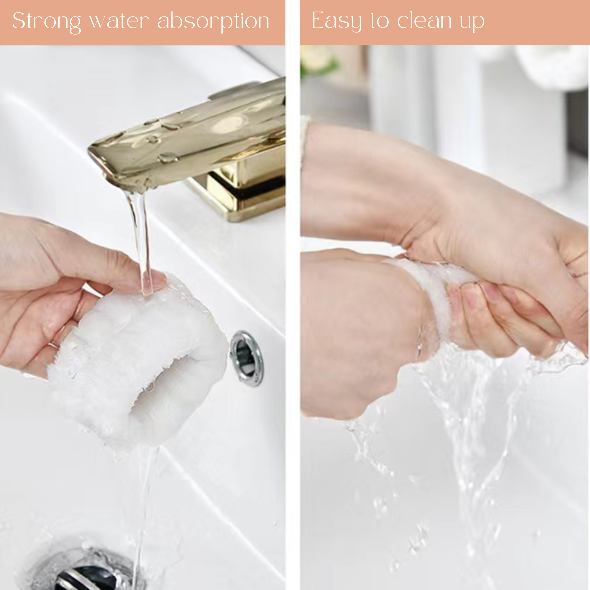 DrifWoo - Wholesale Spa Headband - Microfiber Spa Wristband & Headband Set, Face Wash 2 Pairs6