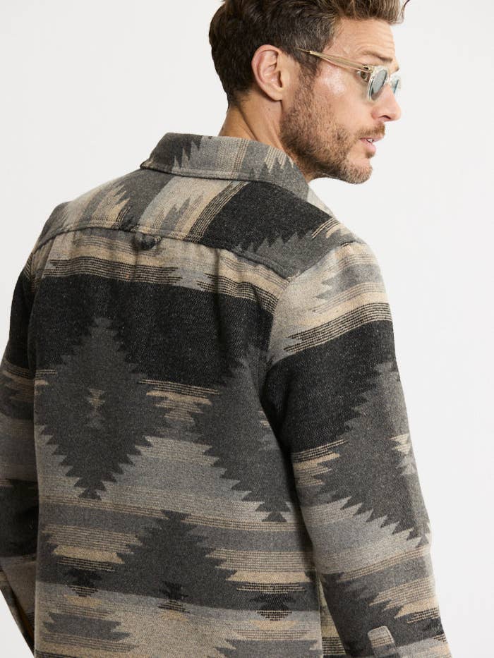 JACHS NY - Wholesale Button Down Shirt - Men's - Unlined Wool Blend Overshirt11