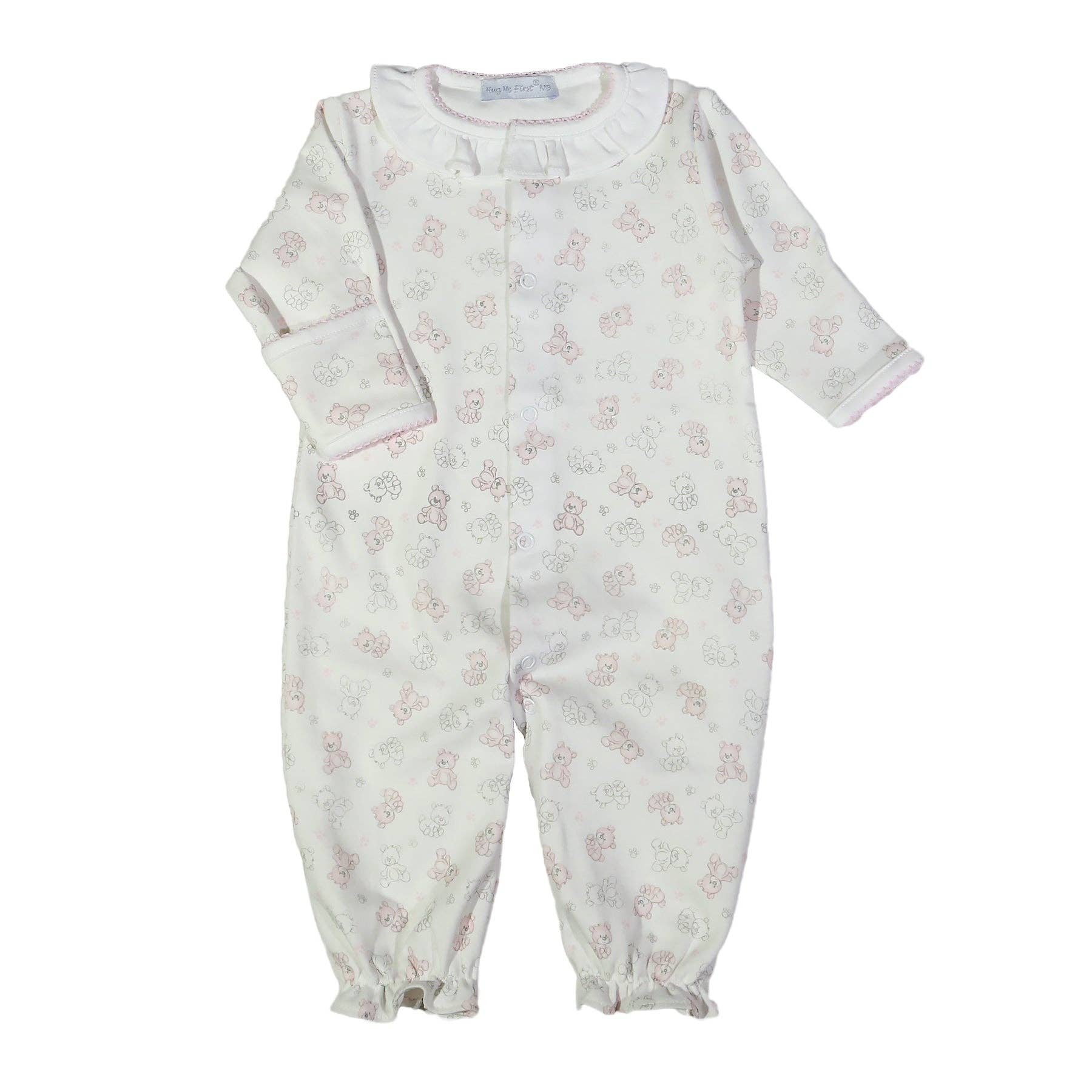 Hug Me First – Engroshandel Kjole - Baby – PINK BJØRNE PIMA KONVERTER2