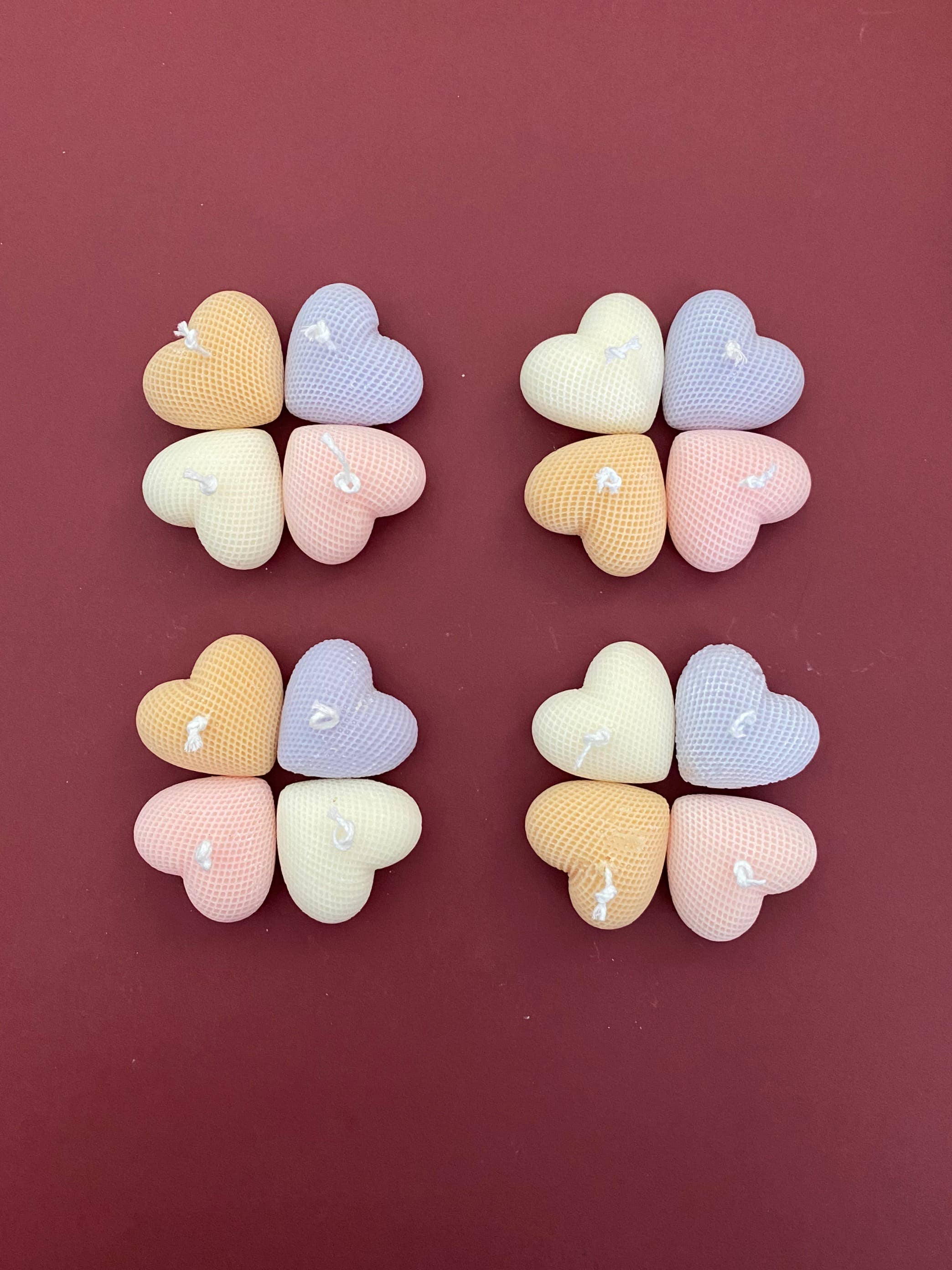 FUNDAYBIO - Wholesale Novelty Candle - Candle 4 mini vegetable hearts 80g3