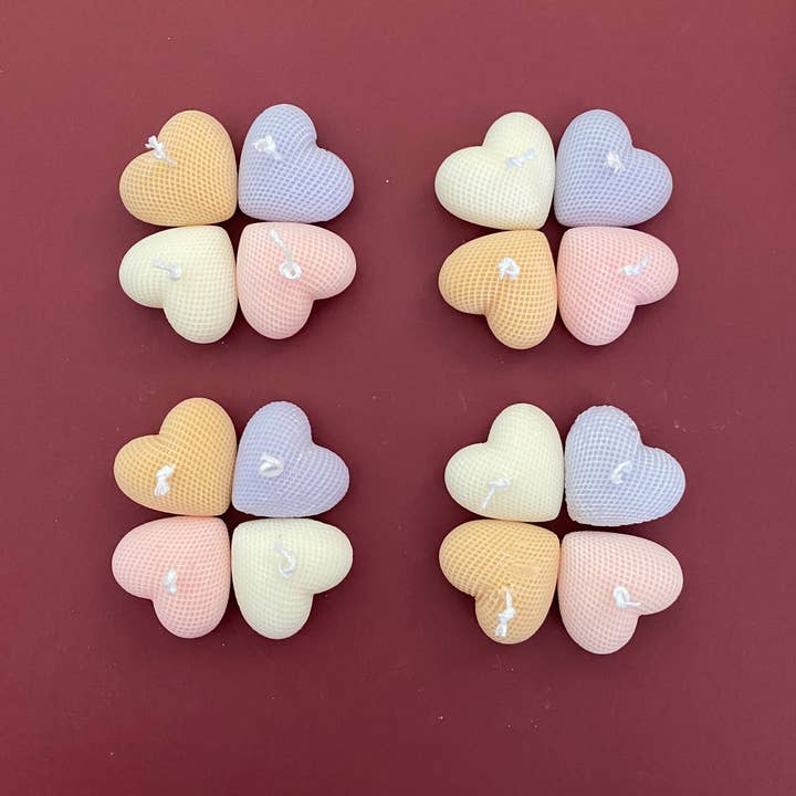 FUNDAYBIO - Wholesale Novelty Candle - Candle 4 mini vegetable hearts 80g3