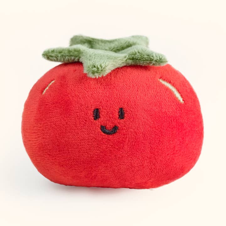 Daily White | Tomato Plush Charm for wholesale by Hello Claws Limited