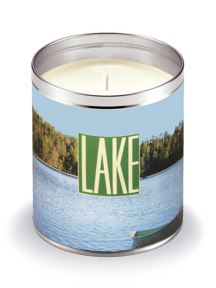 Panoramic Lake Candle for wholesale by Aunt Sadie's Candles