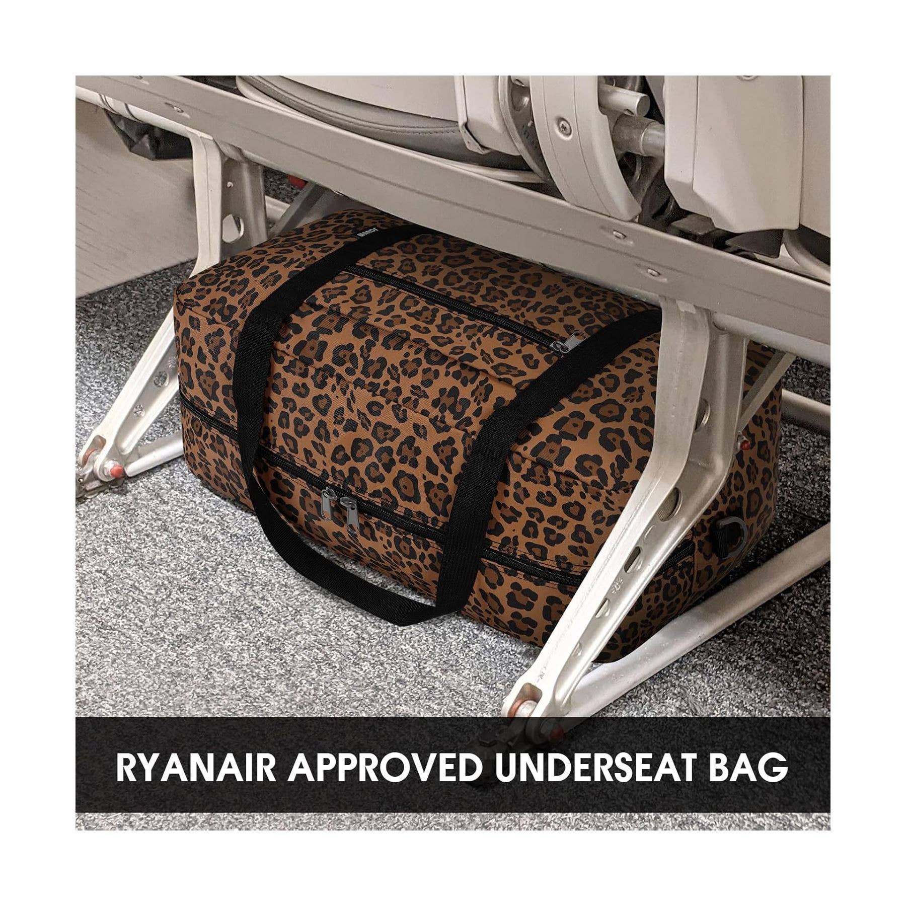 wandf – Saco de viagem - Mulher por atacado – Mala de Viagem Impressa 20L Armazenamento Sob o Assento para Companhias Aéreas7