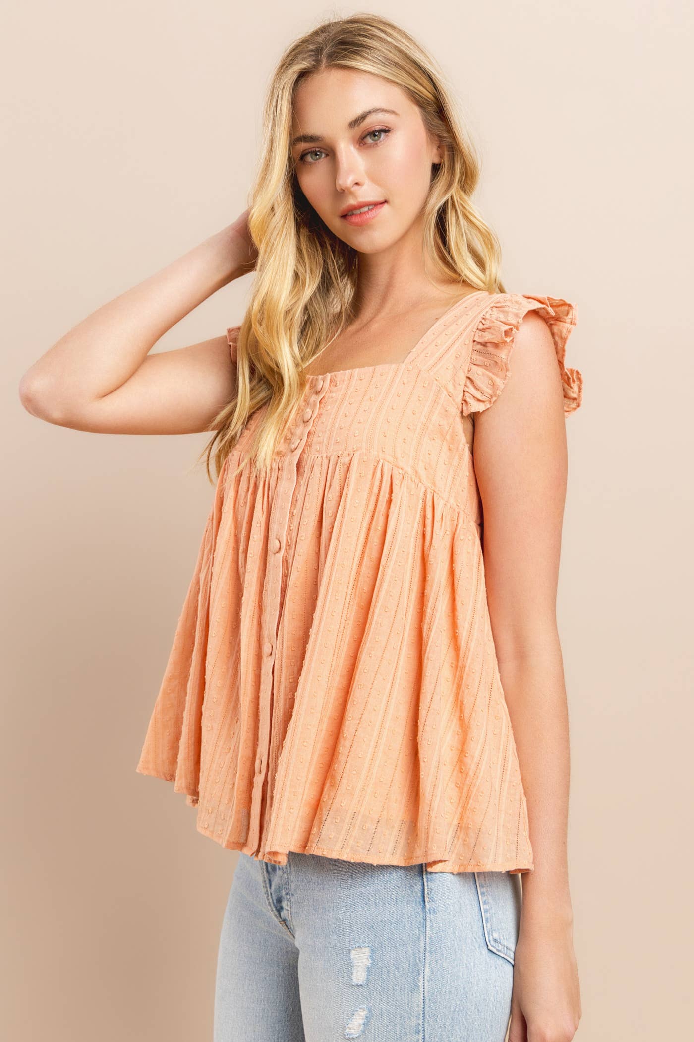 AIBLEE - Vendita all'ingrosso Camicetta - Donna - Blusa con fondo svasato12