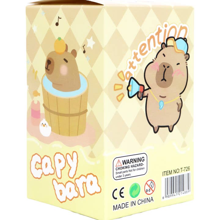 Cap Zone - Wholesale Decorative Figurine - Capybara PVC Figurine Blind Mystery Box - 6 pcs