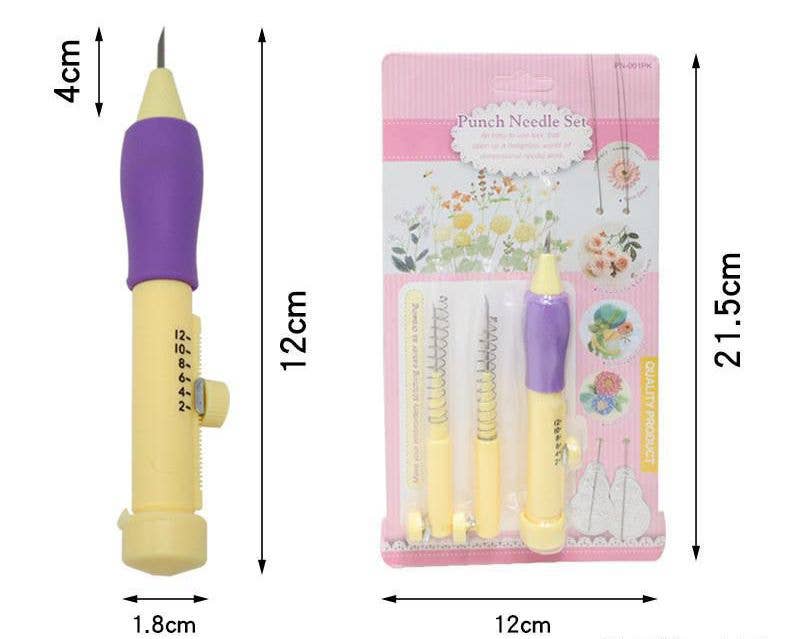 Weavey Studio - Wholesale Embroidery/Cross Stitch Supplies - Punch Needle 3 Size Adjustable Punch Needle Tool Embroidery2