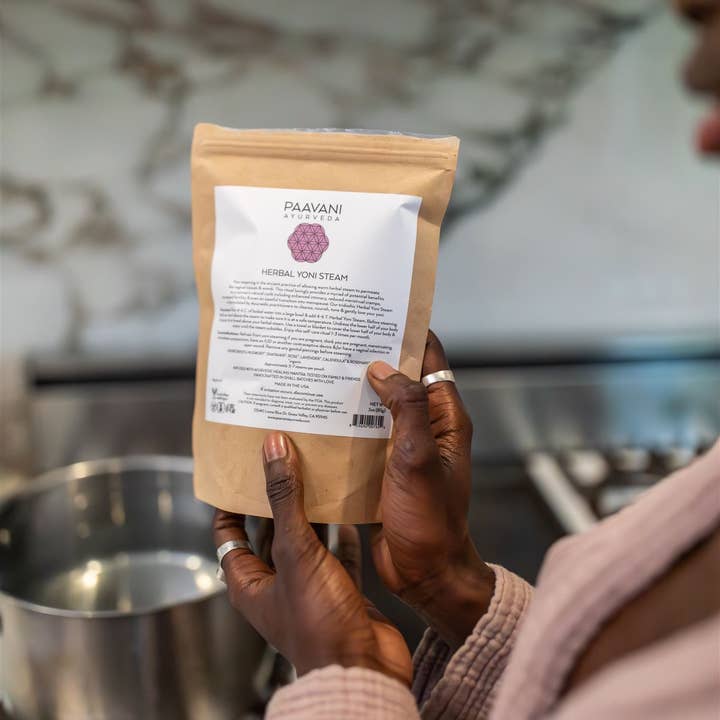 PAAVANI Ayurveda - Venta al por mayor Tés saludables/desintoxicantes - Baño de Vapor de Hierbas para Yoni | Baño de Vapor Vaginal para la Salud Reproductiva4