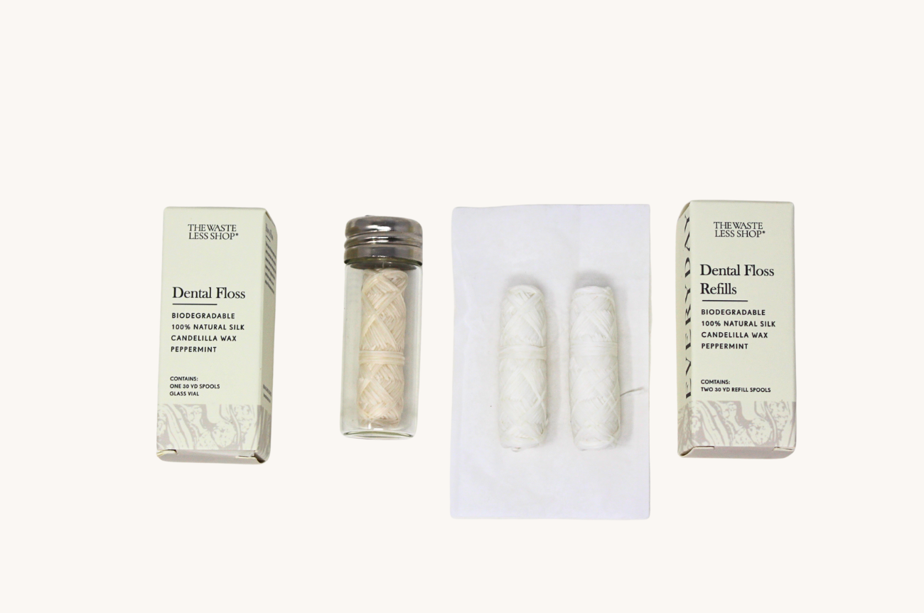 The Waste Less Shop - Wholesale Floss - Silk Dental Floss Refills – 2-Pack Biodegradable5