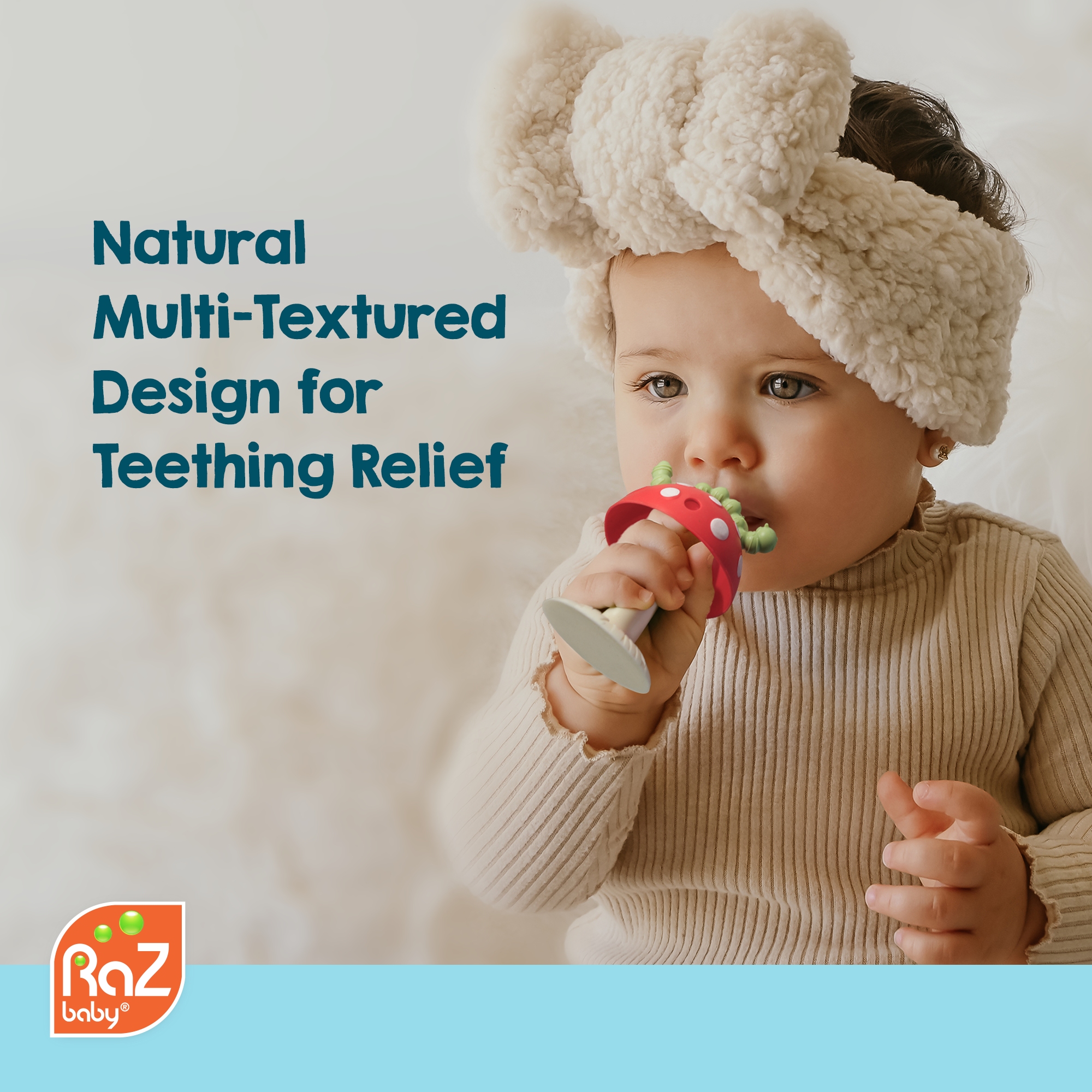 RaZbaby - Wholesale Teether (Not Clip-On) - Baby - Chompy Grip Teether6