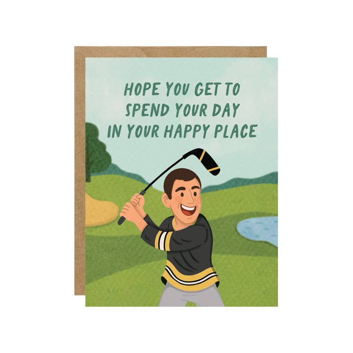 Your Happy Place - Golf Card for wholesale by Simple Whimsy