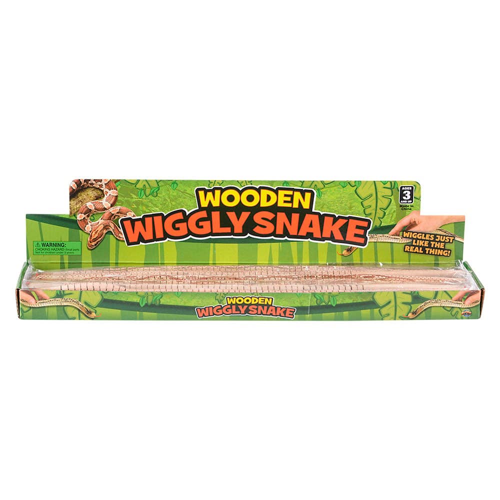 La Luna Bella - Toys – wholesale Klassisk leksak - Barn – 20" WOODEN WIGGLY SNAKE LLB barnleksaker3