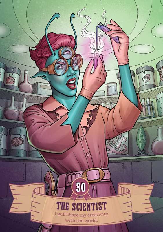 Simon & Schuster - Wholesale Tarot Cards - Cowgirls and Aliens Oracle by Ellie  Grant8