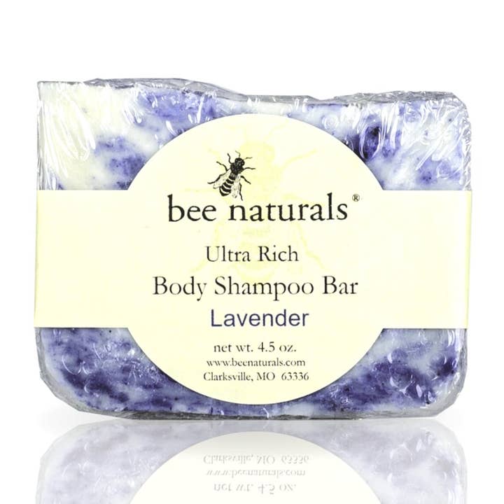 Ultra Rich Lavender Body Shampoo Bar for wholesale by Bee Naturals