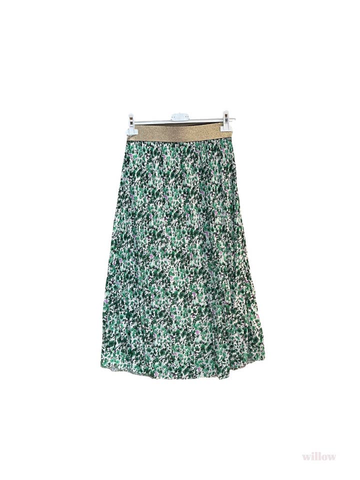 MOONSUN – wholesale Kjol - Dam – Plisserad kjol med blommönster