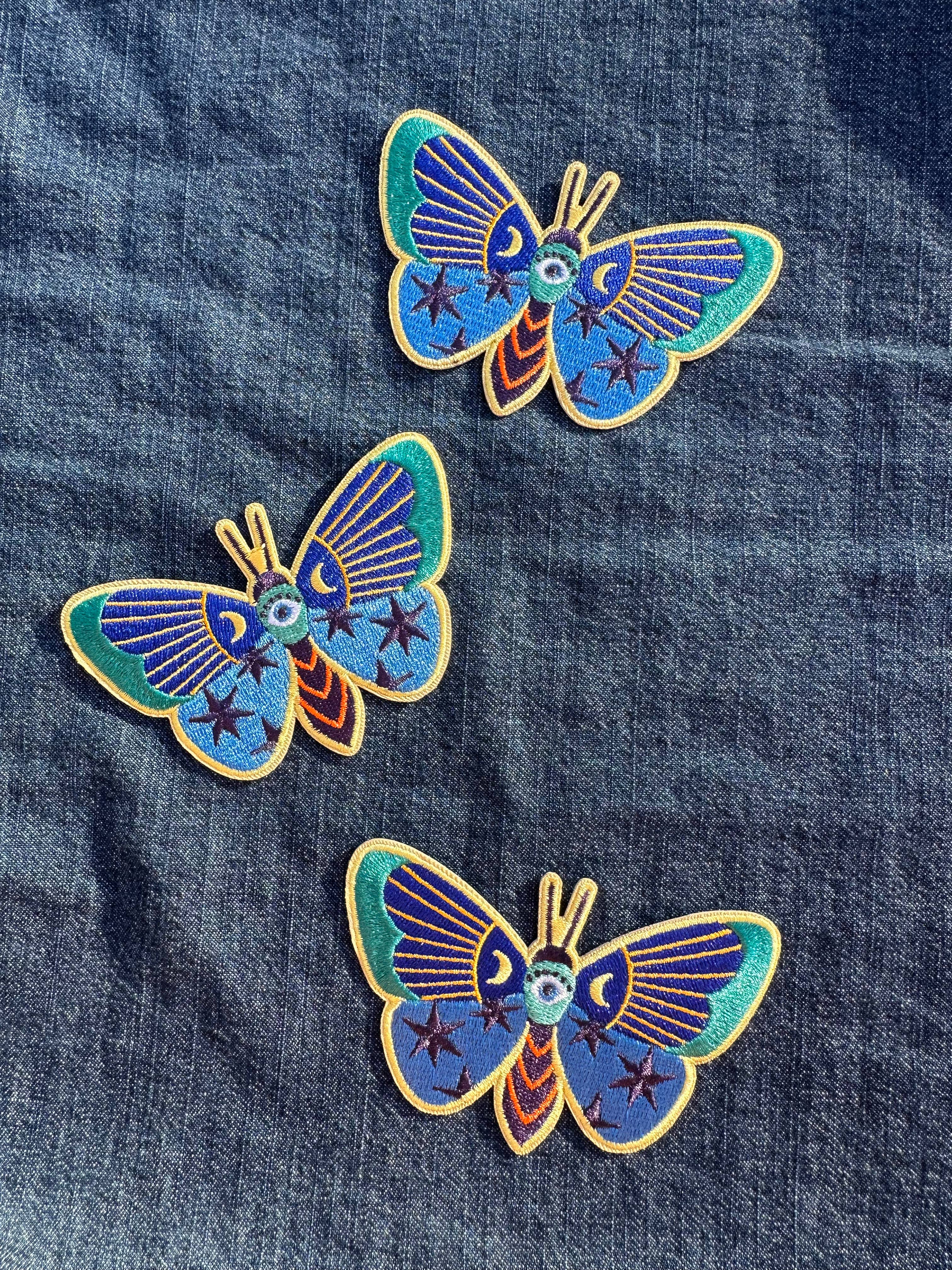 Sparkletown Studios - Wholesale Patch - Magical Mystical Moth Embroidered Patch2