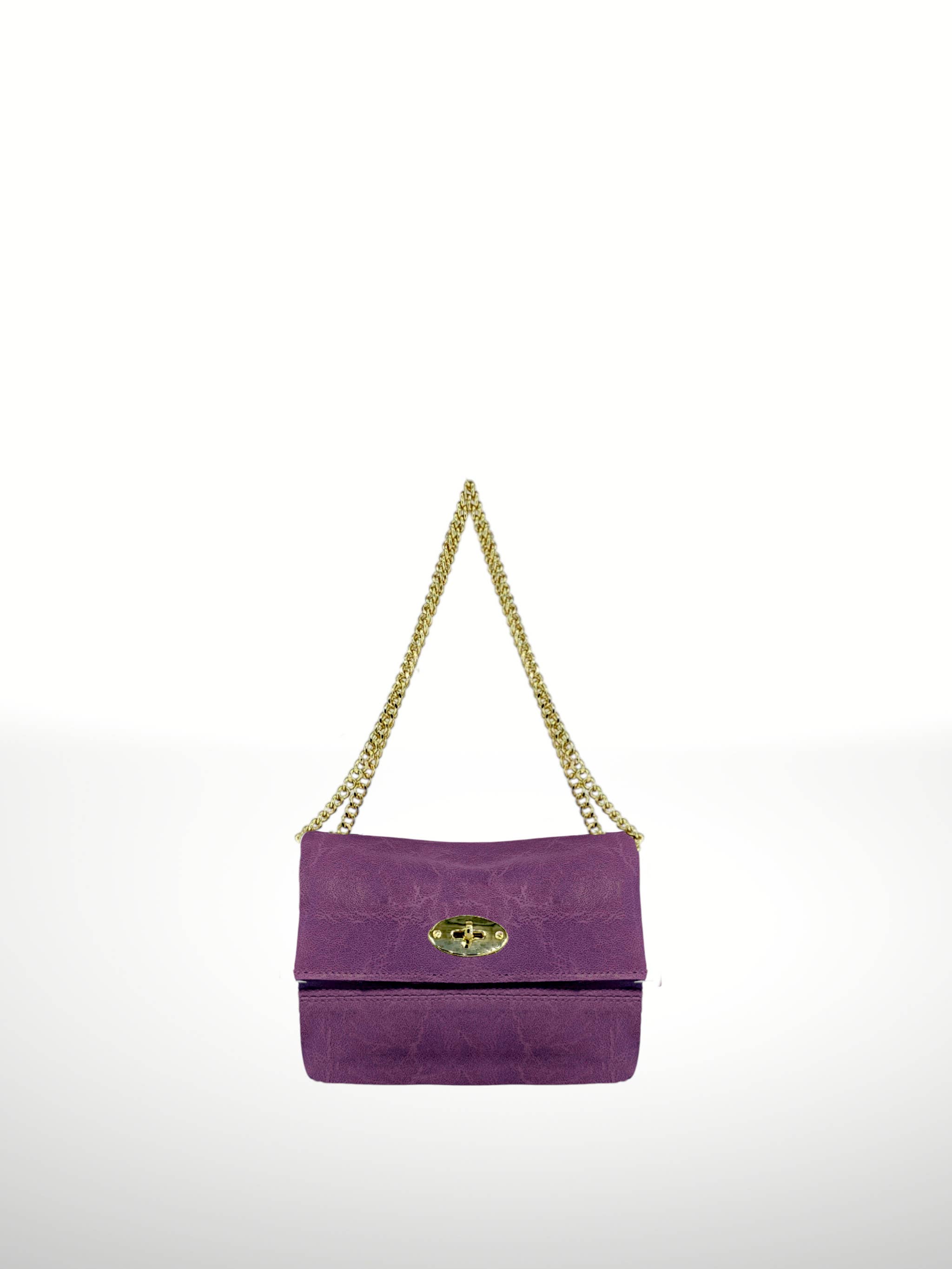ITALIAN'S LEATHER - Wholesale Clutch Bag - Women's - Daiana Suede Leather Bag 2207134