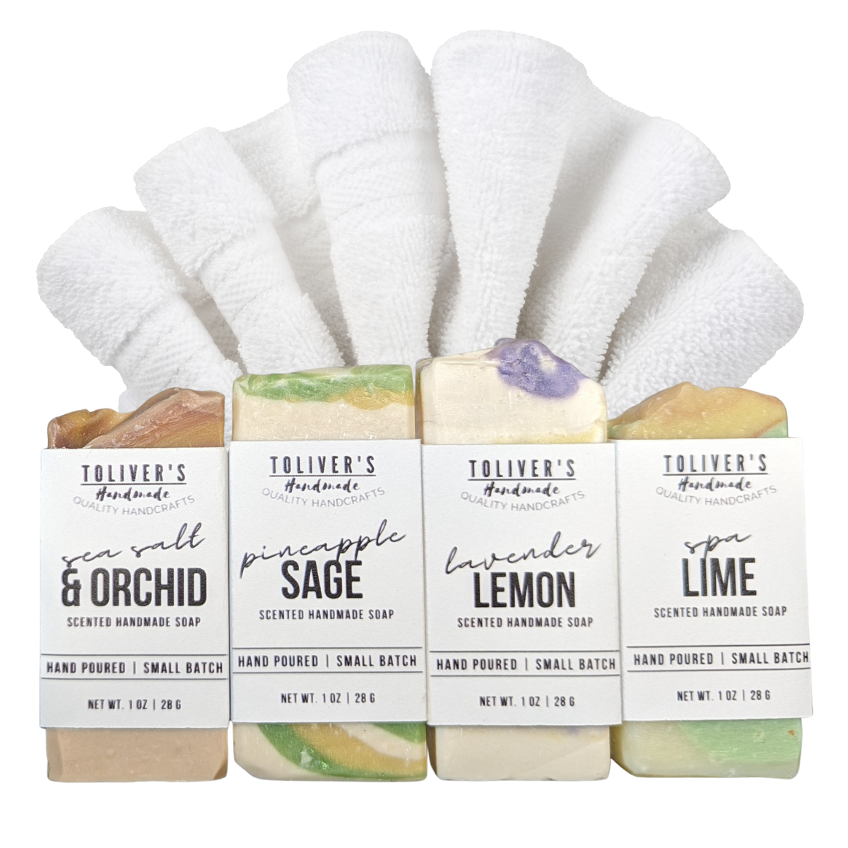 Toliver's Handmade - Vente Pains de savon - Savons pour les clients d'hôtel, de chambre d'hôtes et de villégiature - Boîte de 1208