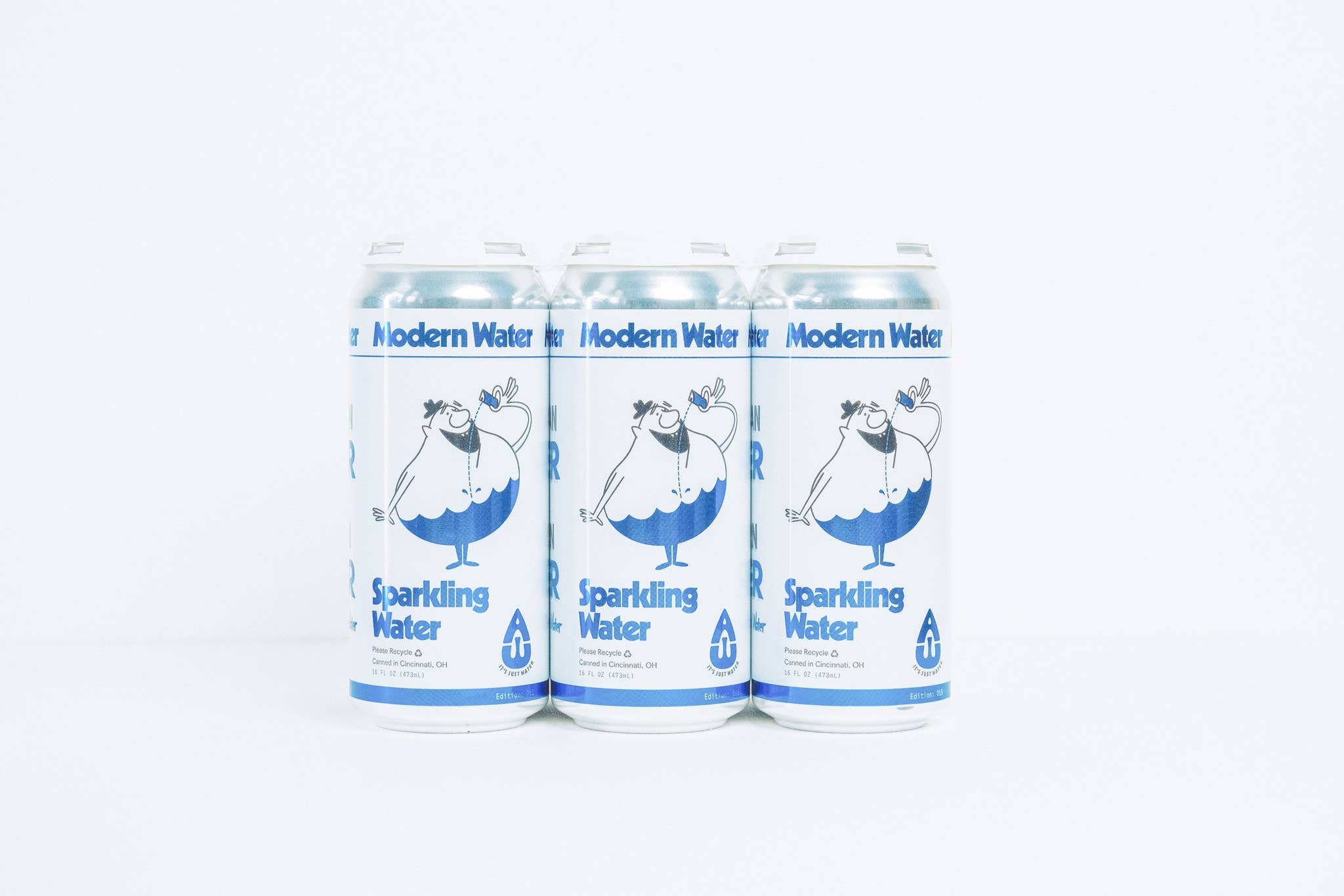 Modern Water // Formerly American Water - Vente Eau gazeuse - Canette en aluminium d'eau pétillante Modern Water 16oz (24 unités)3