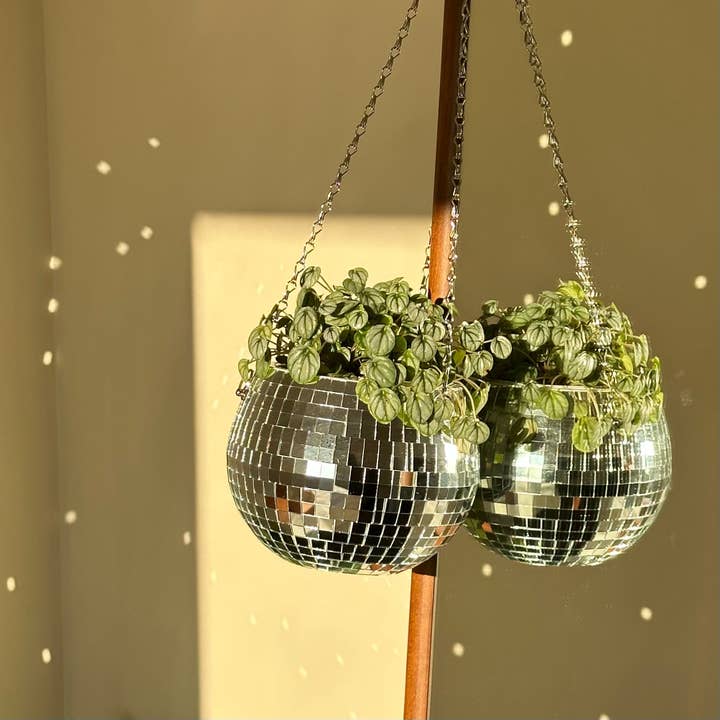 Filtrum Home - Wholesale Hanging Planter - Disco Ball Planter1