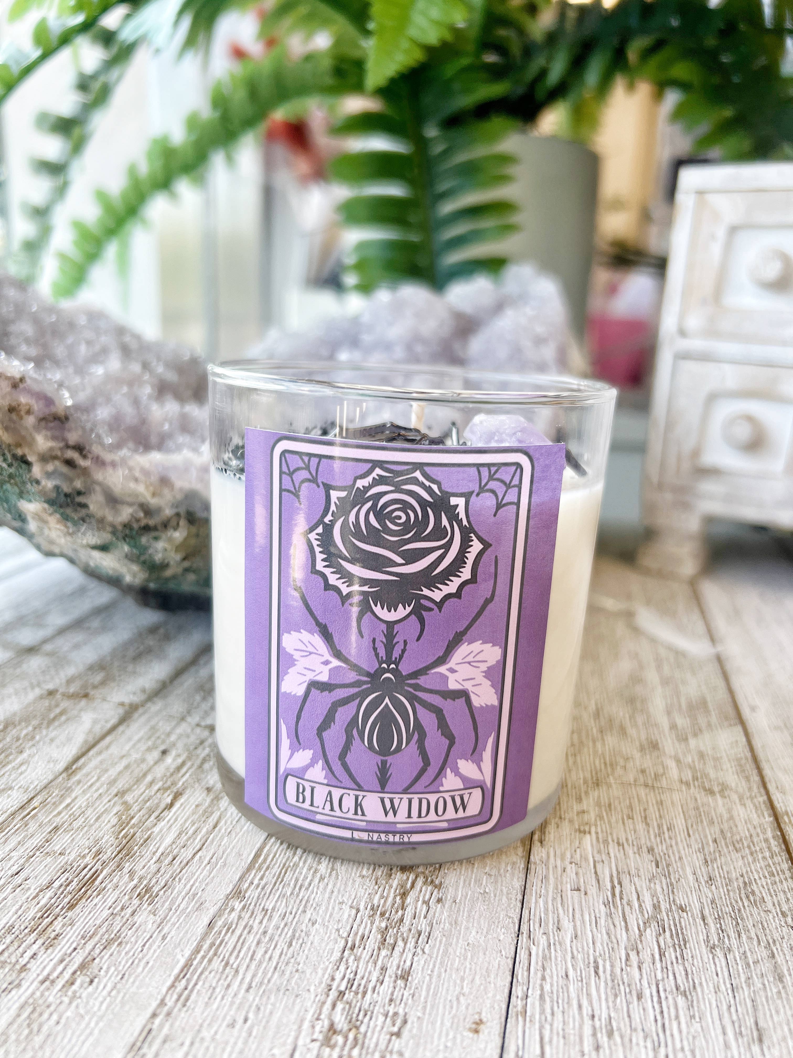 Lunastry - Wholesale Novelty Candle - Black Widow Witchy Spider Candle3