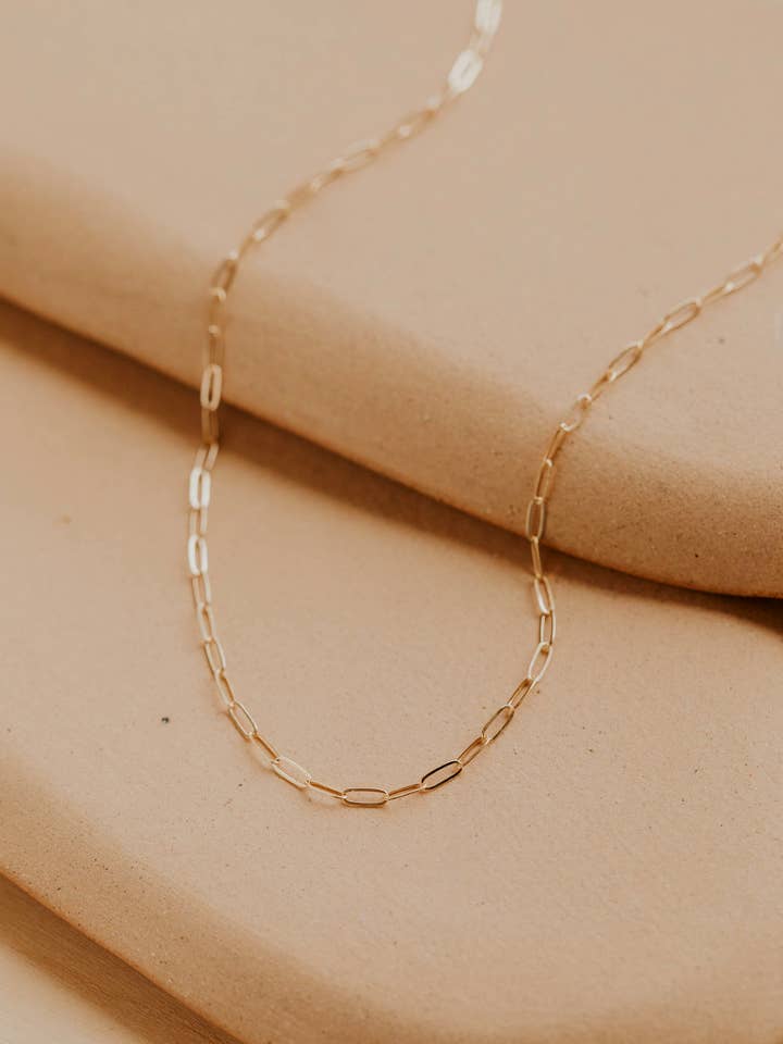 Corrente Maeve | Preenchimento Ouro 14kt + Prata de 1ª Lei por atacado de Hello Adorn