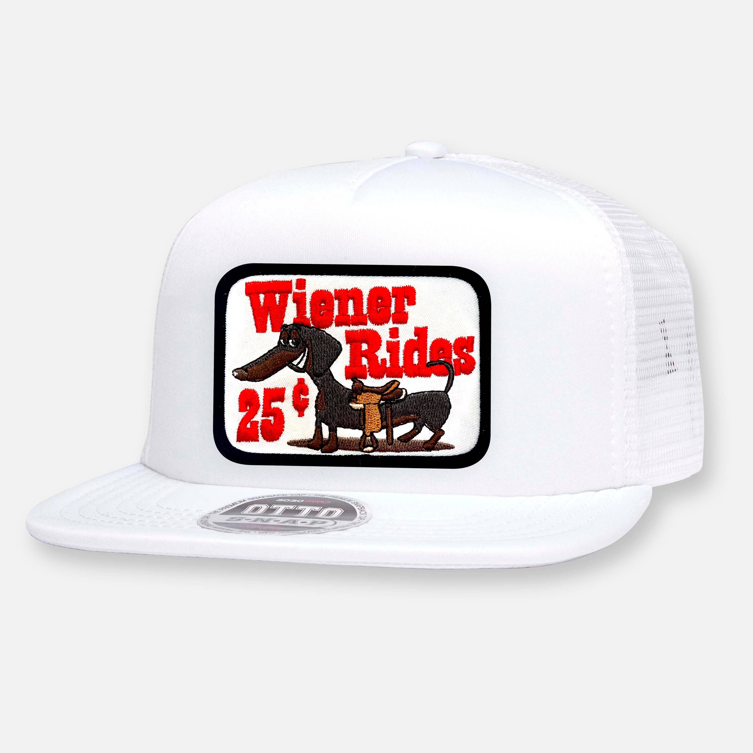 Webig Moto Company - Venta al por mayor Gorra trucker - Unisex - SOMBRERO WIENER RIDES CON VISERA PLANA3