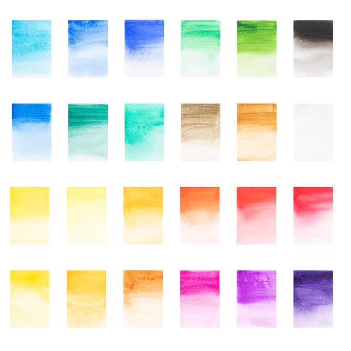 Pintar Art Supply - Wholesale Paint Set - MEEDEN Watercolor Paint Tubes Set - Academy Grade 24 x 12ml/0.4oz Water Color Paint for Students Beginners