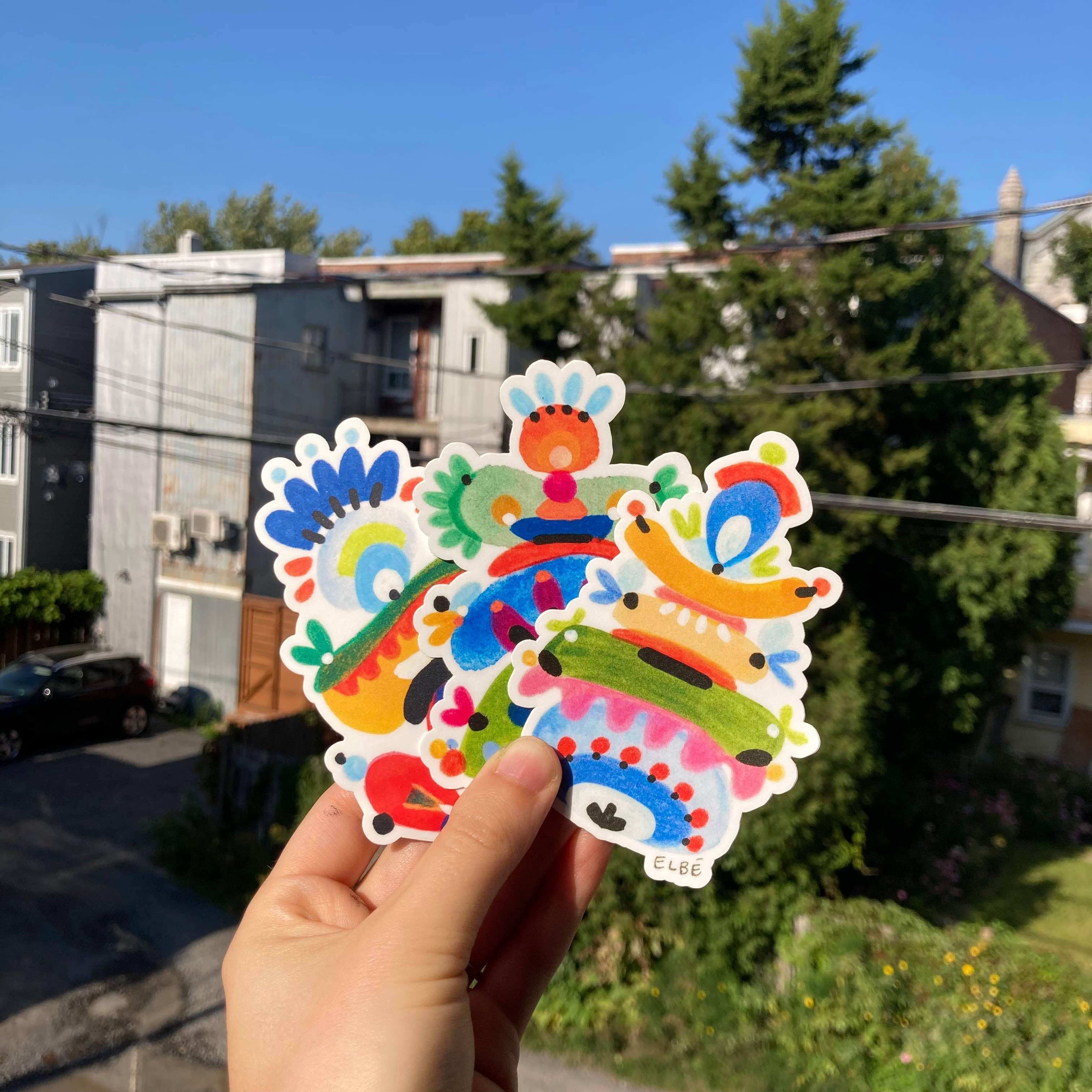 Elbé - Wholesale Sticker - Spoutniks #3 stickers1