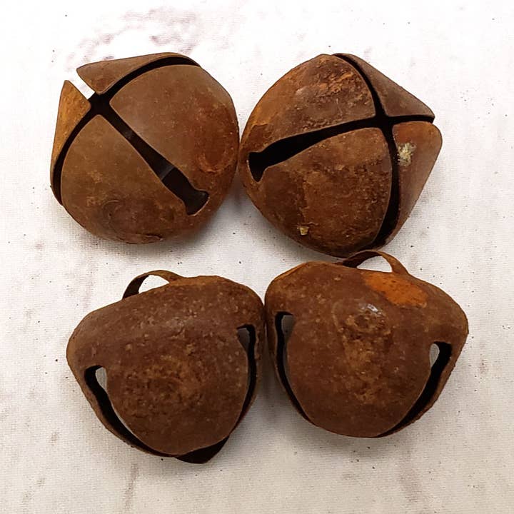 Bag of 72 Rusty Jingle Bells, 30mm for wholesale by A.T. Imports
