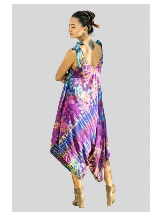 Kathmandu Imports - Venta al por mayor Peto - Mujer - Mono Tie-Dye Harem (KT-1276)2
