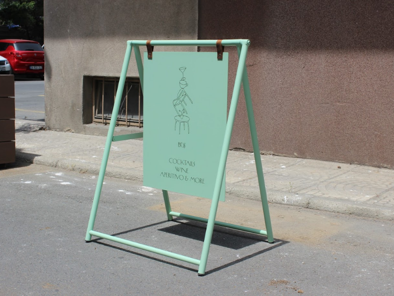 OtimSan - Vente Pancarte - Panneau de trottoir à long panneau A Frame3