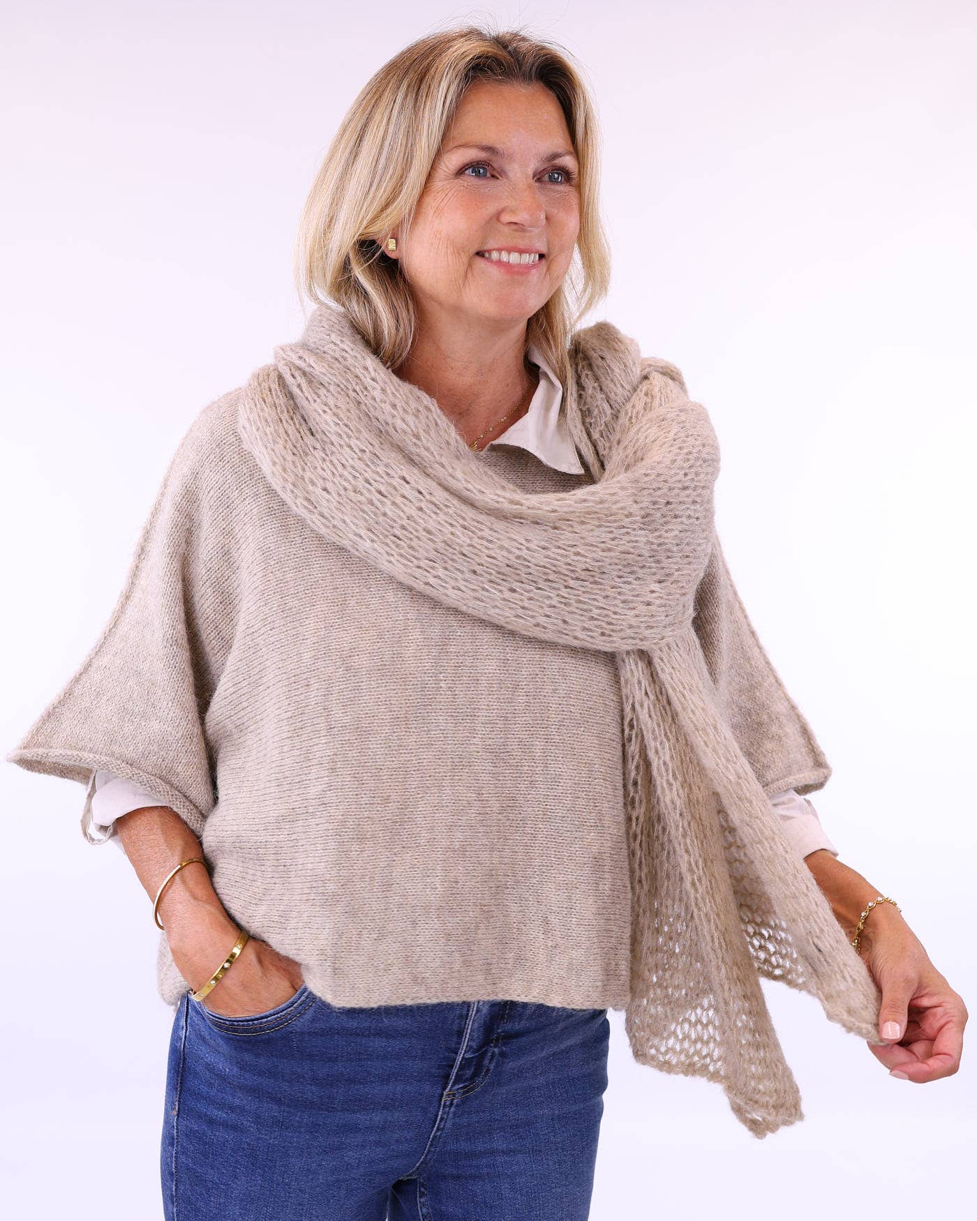 Cadenza Italy Ltd - Wholesale Scarf - Women's - Alpaca Blend Scarf2