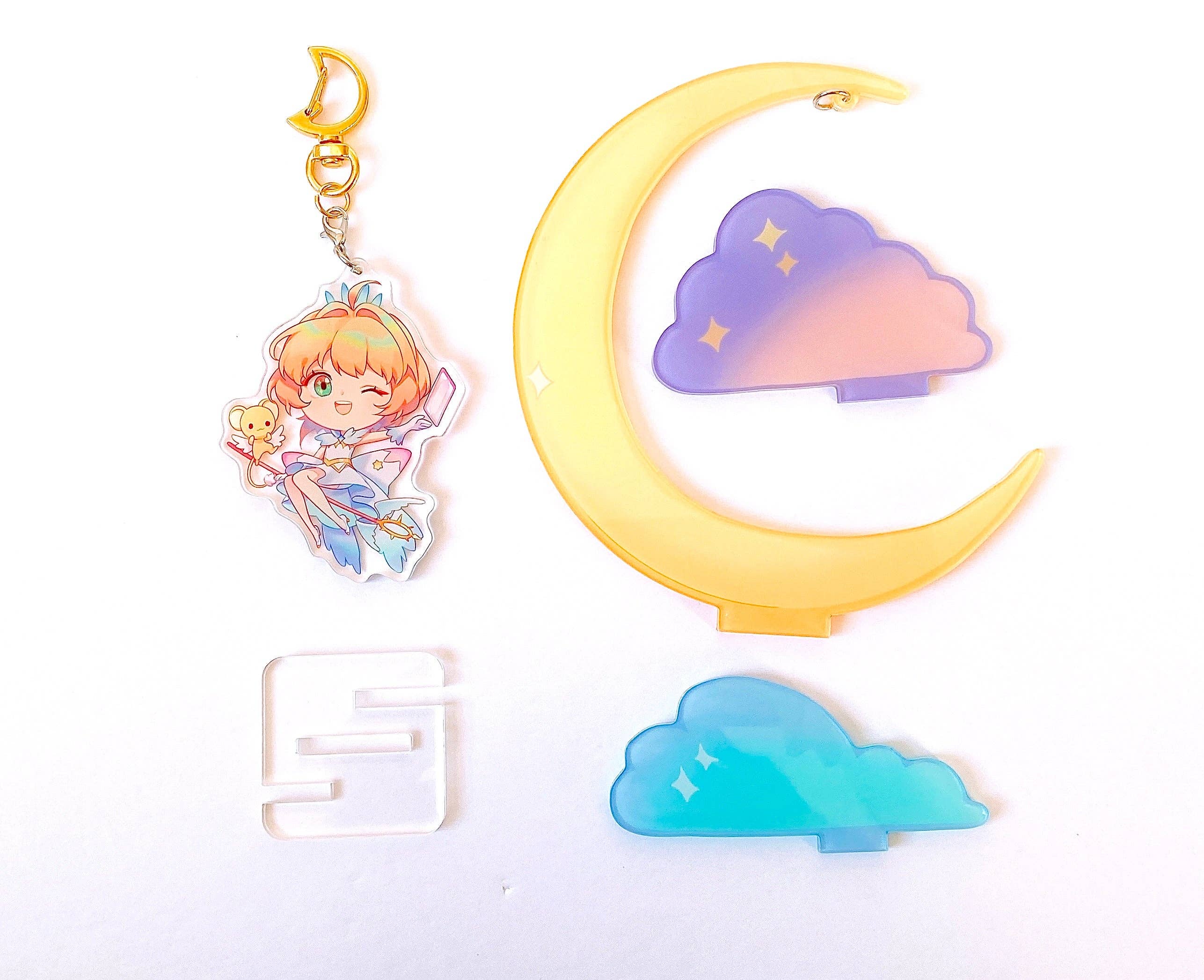 ToasterKiwi - Vendita all'ingrosso Portachiavi - Donna - Portachiavi/supporto convertibile Magical Girl3