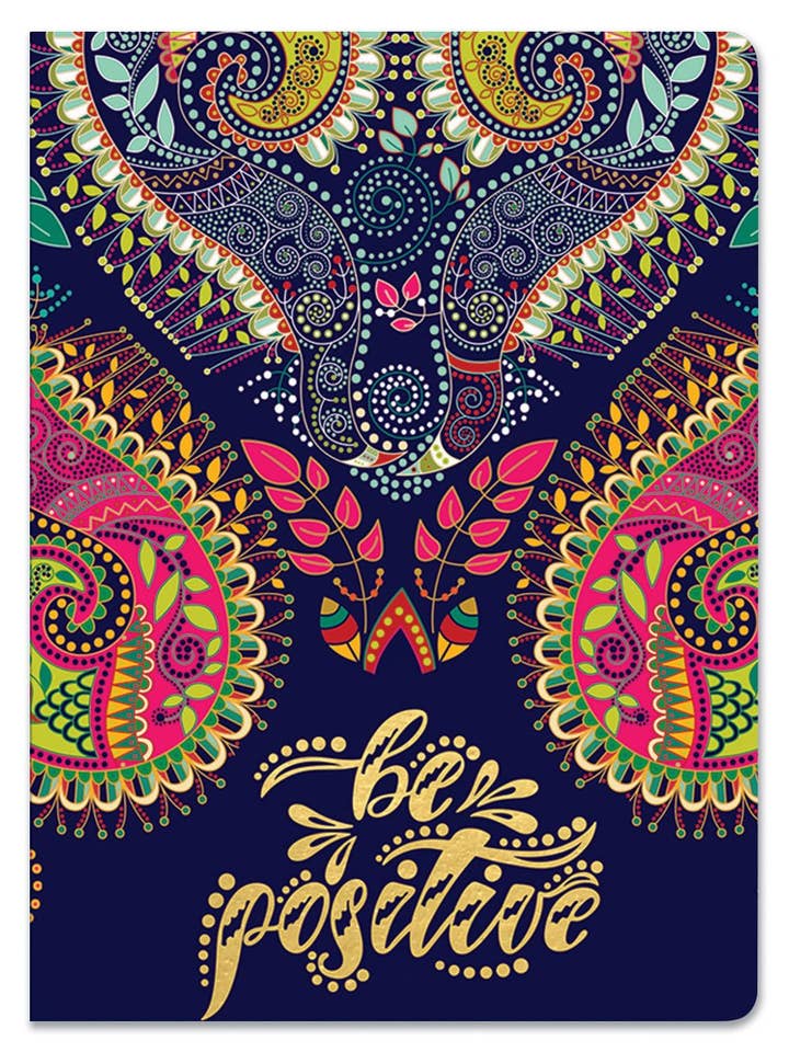 Navy Paisley Softcover Journal for wholesale by Paper House Productions