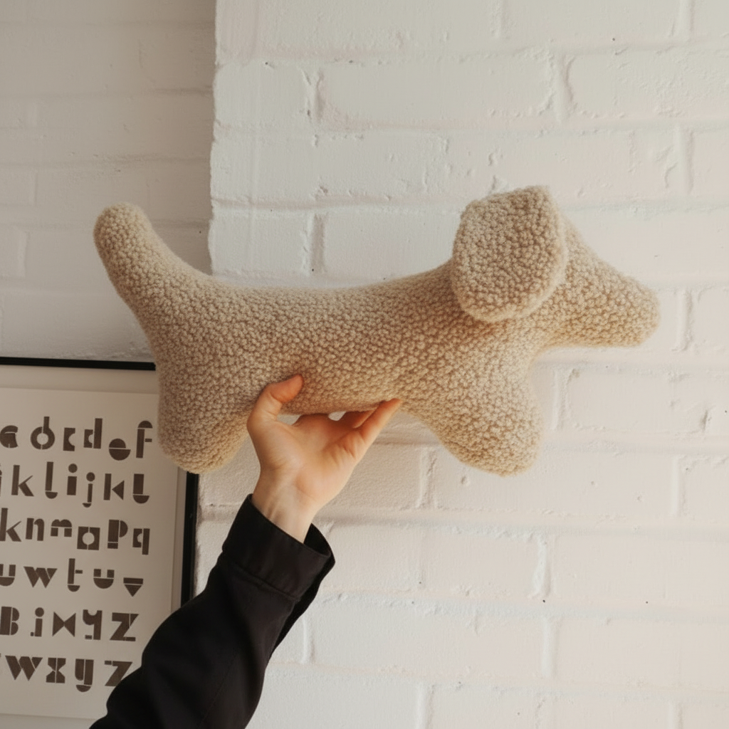 The Butter Flying - Wholesale Throw/Decorative Pillow - Dachshund Dog Plush Throw Pillow - 5 colors11