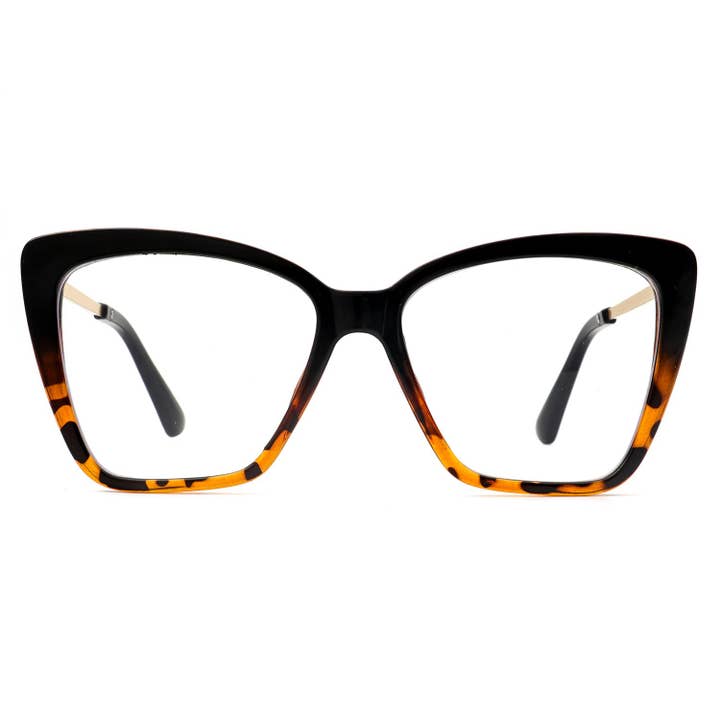 Cramilo Eyewear - Wholesale Eyeglasses - Women's - Women Square High Pointed Cat Eye Blue Light Blocker Glasses3