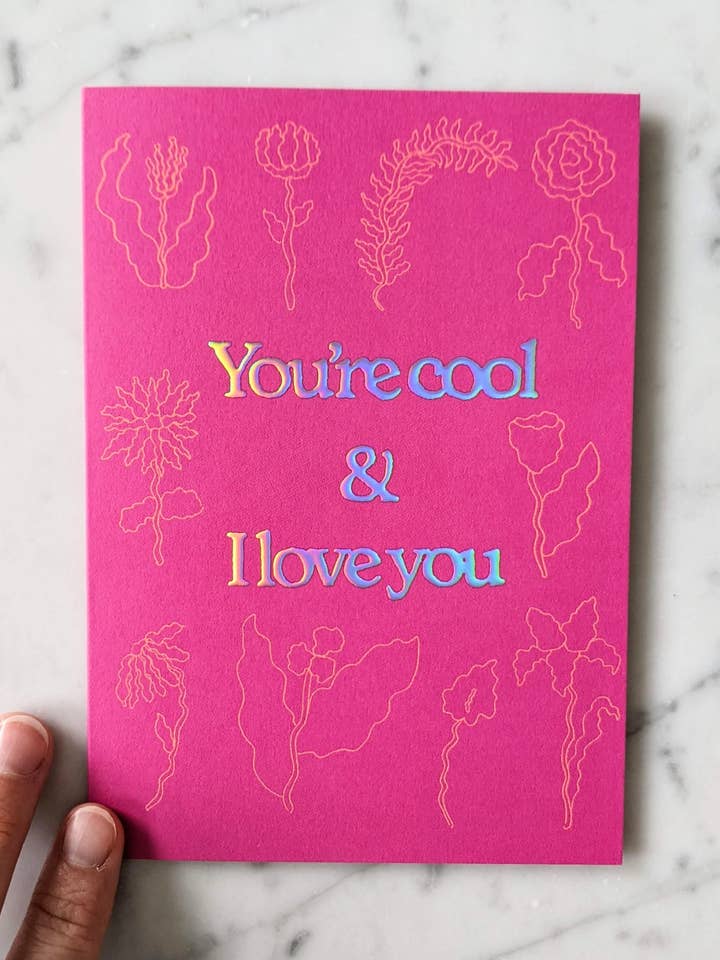 Biglietto You're Cool & I Love You per la vendita all'ingrosso da parte di Madeleine Sywulak