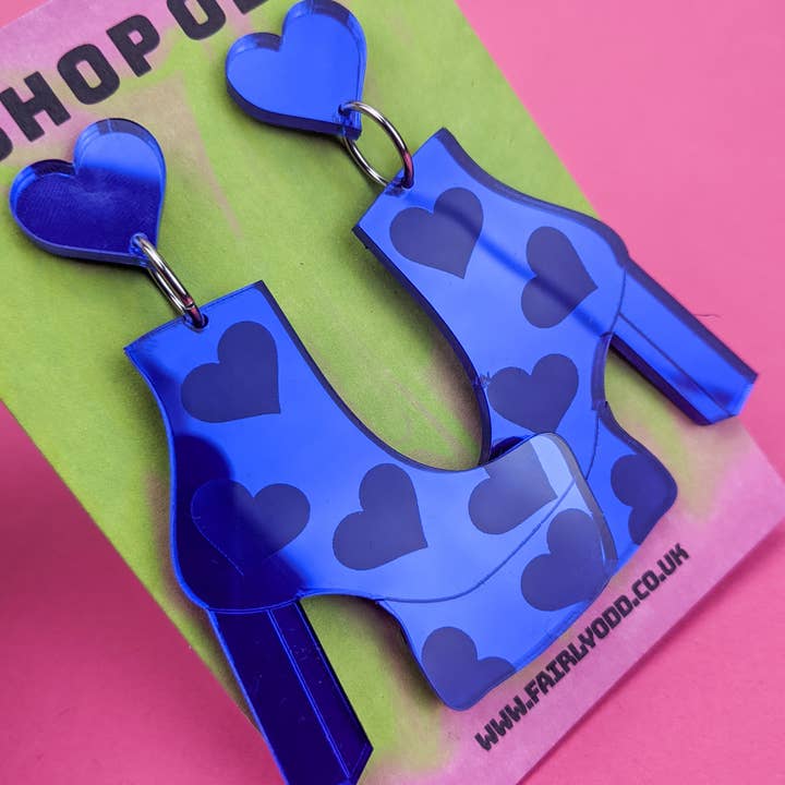Fairly Odd Shop - Wholesale Dangle Earrings - THE Heart Boots!8
