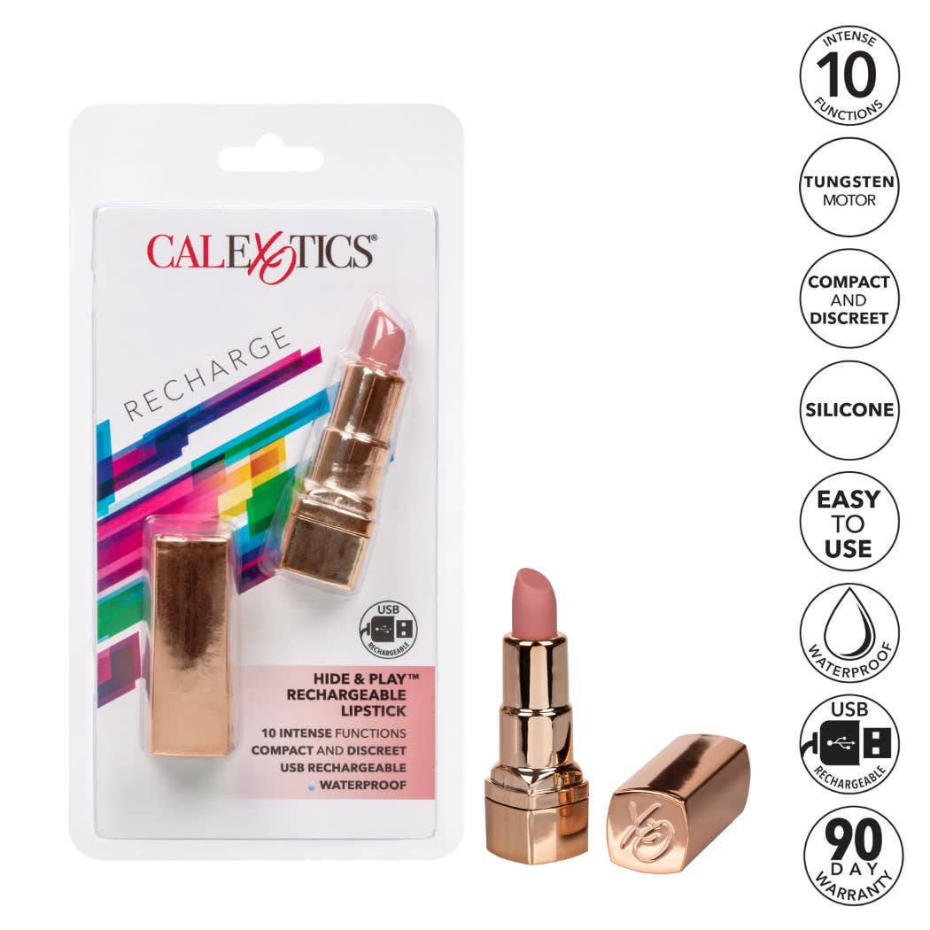 CalExotics - Wholesale Lipstick - Hide & Play™ Rechargeable Lipstick - Nude2