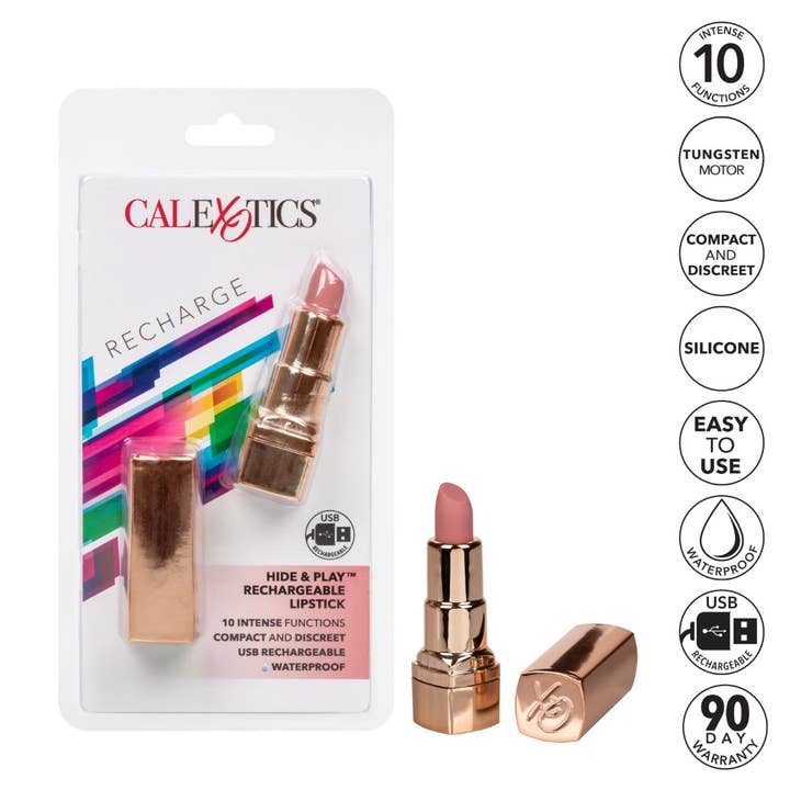 CalExotics - Wholesale Lipstick - Hide & Play™ Rechargeable Lipstick - Nude2